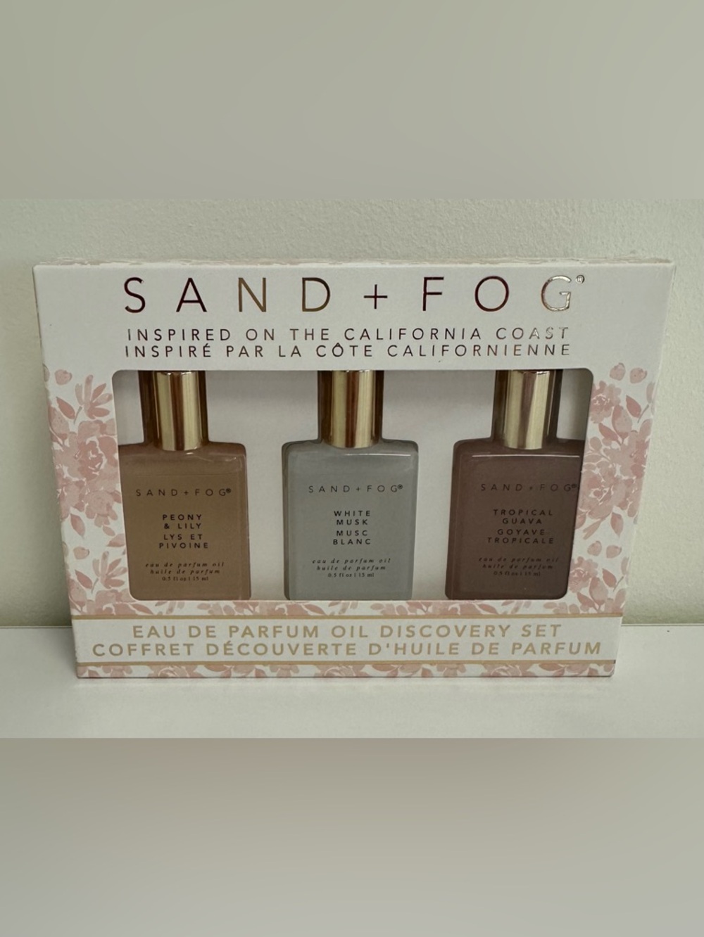 New SAND+FOG Body Oil Rollers Discovery Set (15ml each)